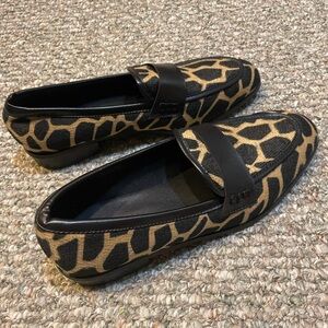 Stylish Leopard Print Women's Loafers